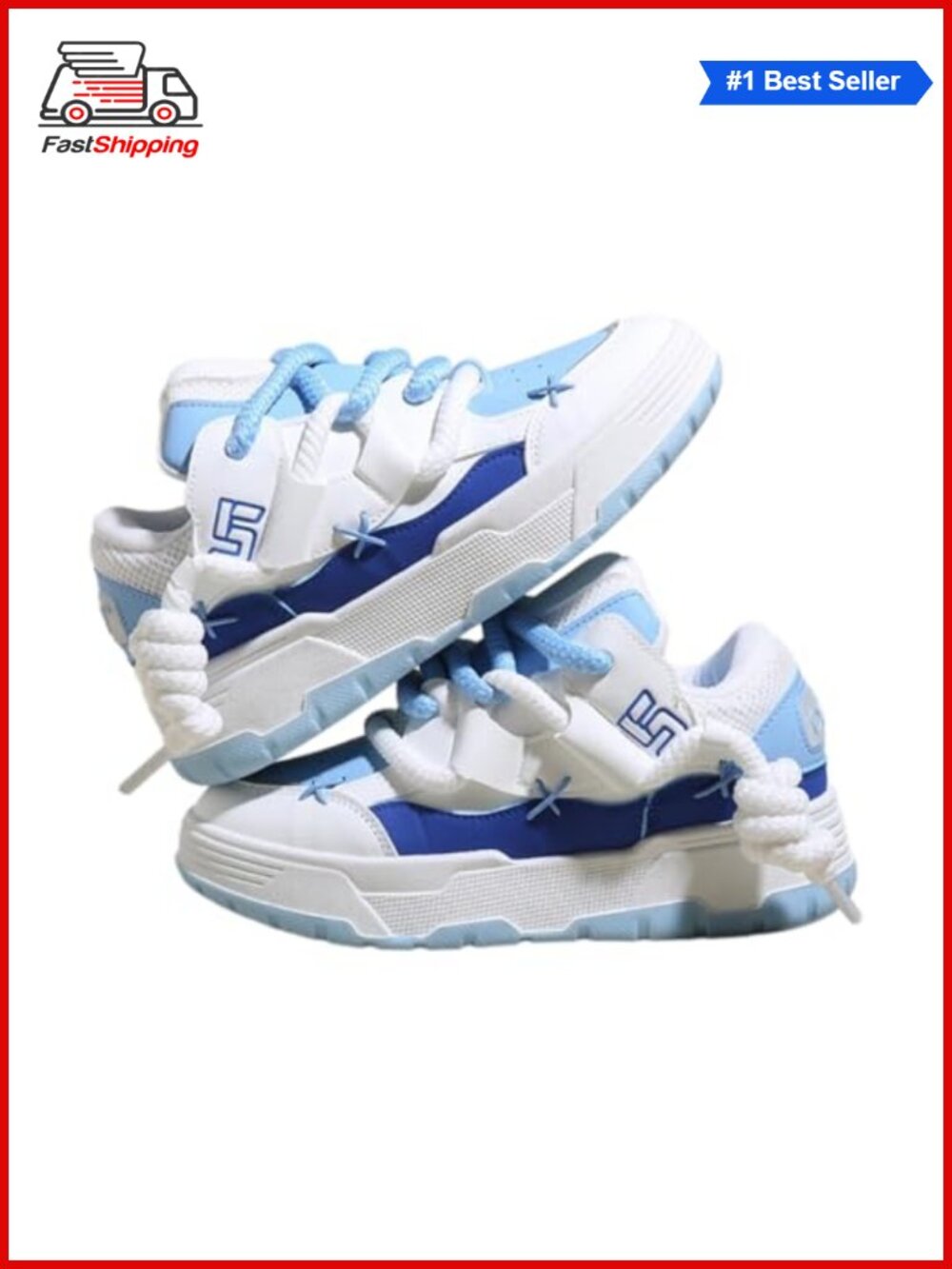 ✨ Y2K Cute Sneakers Thick Sole Platform Chunky Kawaii Walking Shoes